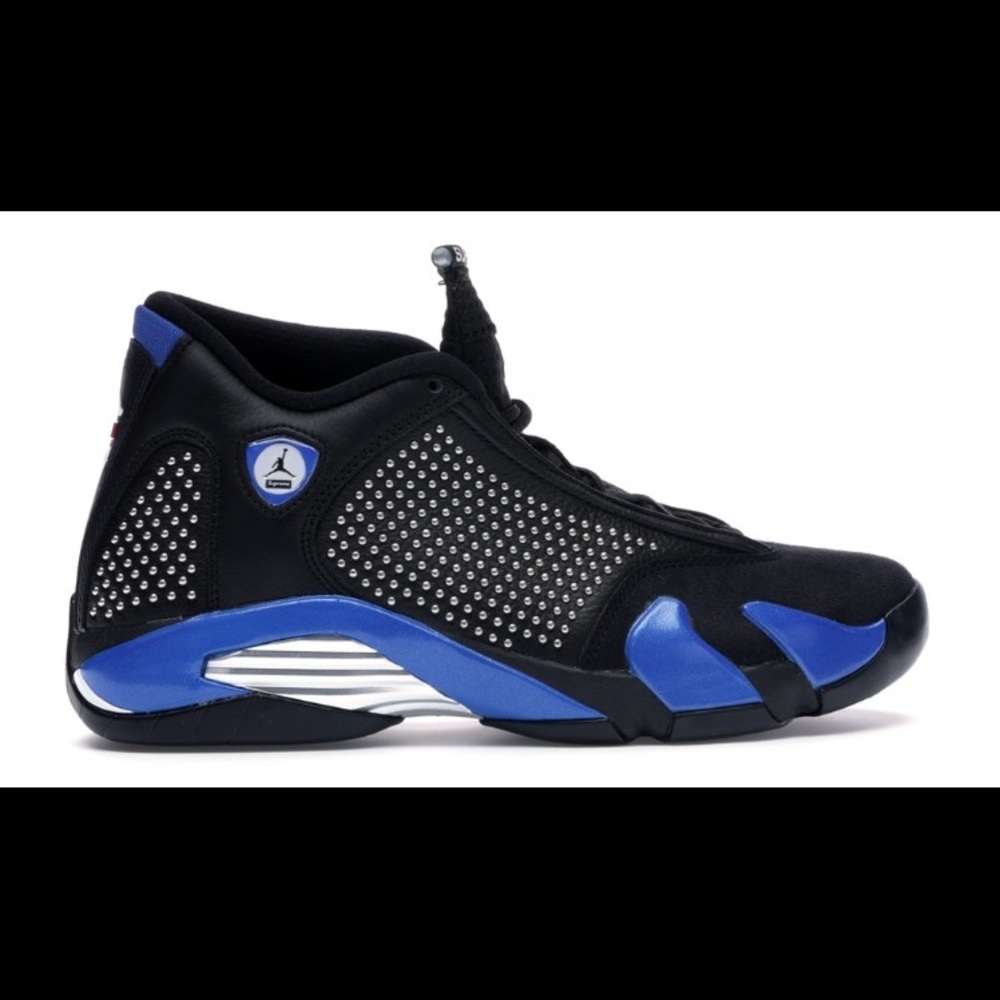 Jordan 14 Retro Supreme Black - Picture 1 of 7